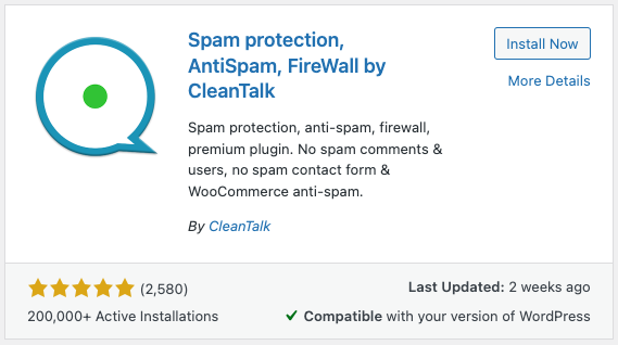 Cleantalk Plugin